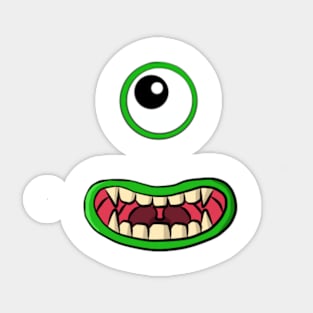 Green monster Sticker